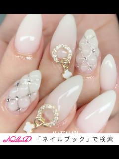 [x]冬/オールシーズン/ハンド/シンプル/ビジュー - kajinailのネイルデザイン[No.6961385]｜ネイルブック