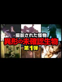 [x]撮影された怪物 異形の未確認生物 第1弾 - YouTube