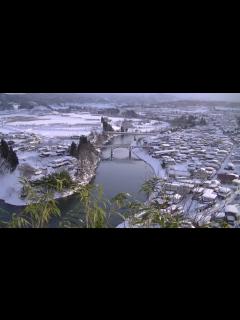 [x]【大江町 楯山公園】雪景色の最上川 - YouTube