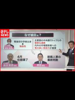[x]日銀総裁へ…戦後初の“学者出身”植田和男氏を起用へ 私たちの生活への影響は『知りたいッ！』 - YouTube