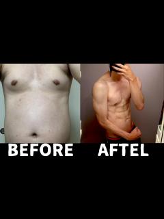 [x]筋トレ初心者のただのデブが家トレだけで腹筋割れるまでの10ヶ月間ダイジェスト【ビフォアフター】 - YouTube