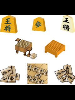 [x][フリーイラスト] 8種類の将棋のセットでアハ体験 | GAHAG | 著作権フリー写真・イラスト素材集 - GAHAG | 著作権フリー写真 ...
