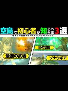 [x]【ゼルダの伝説】 ティアーズオブザキングダム序盤の攻略ポイント3選 おすすめ最強武器 ティアキン ゾナウギア ガチャ 祠 ナチョヤハの祠 ...
