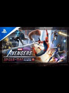 [x]Marvel's Avengers（アベンジャーズ） スパイダーマン：大いなる力で シネマティックトレーラー | PS4 PS5 - YouTube